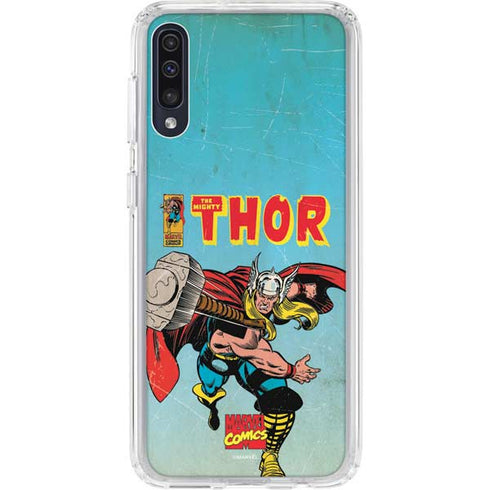 Marvel Classic Comics The Mighty Thor Galaxy A50 Clear Case